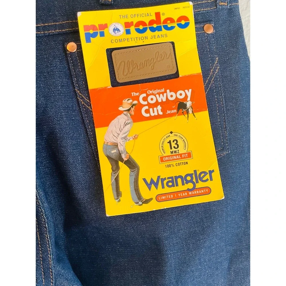 Wrangler Cowboy Cut Jeans Mens New Western Jeans  Pro-Rodeo Size 34X30